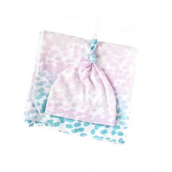 Cotton Candy Baby Blanket Set - Little Faces Apparel
