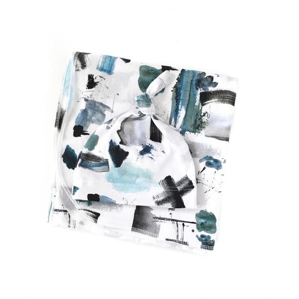 Graffiti Baby Blanket Set - Little Faces Apparel
