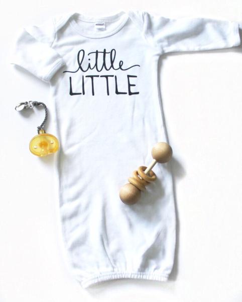 Little Little Baby Gown - Little Faces Apparel

