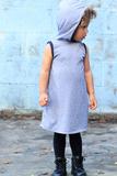 Blue Bonanza Hooded Dress