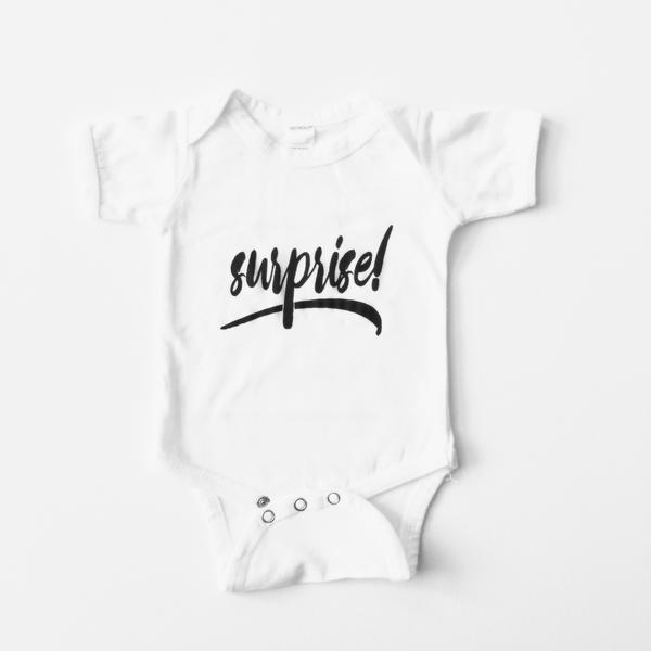 Surprise! Bodysuit - Little Faces Apparel
