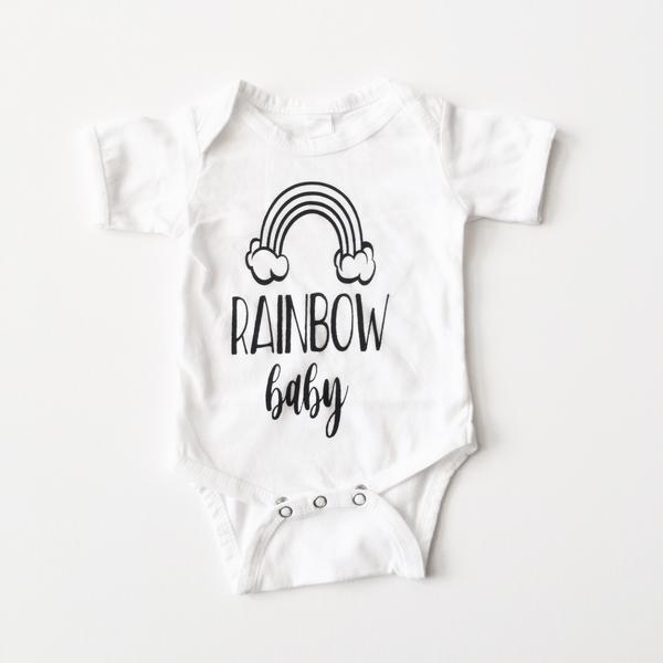 Rainbow Baby Bodysuit - Little Faces Apparel

